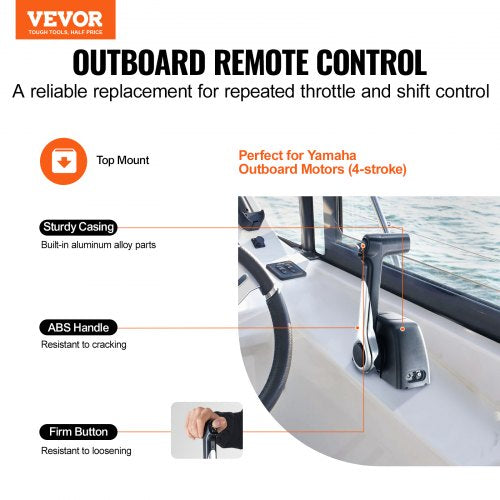 Boat Throttle Control 70448205P1 TopMounted Outboard Remote Control Box