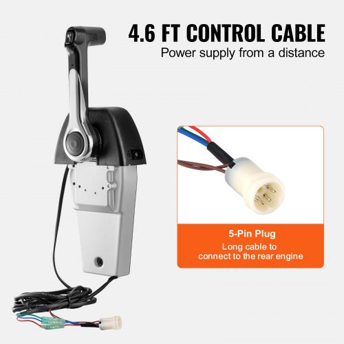 Boat Throttle Control 70448205P1 TopMounted Outboard Remote Control Box