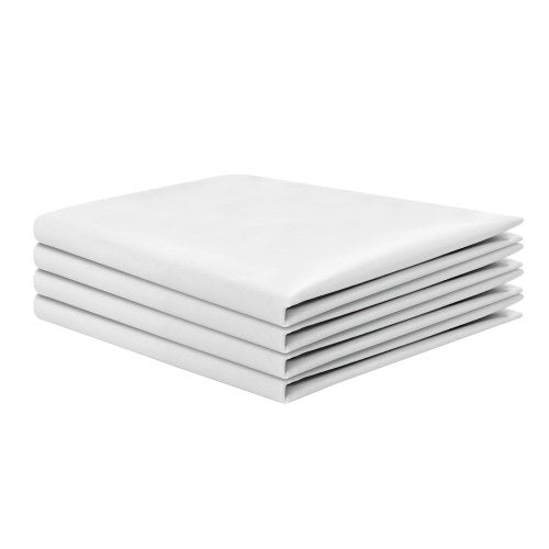 Pillow Protectors 4 Pack Waterproof With Hidden Zipper Breathable Standard