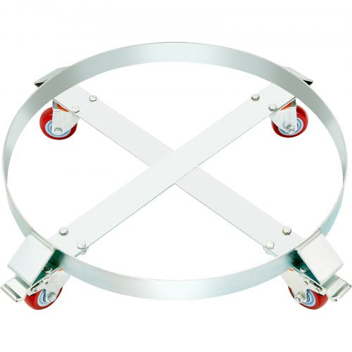 2PCS 55 Gallon Heavy Duty Drum Dolly 1000 lbs Load Capacity Barrel Dolly