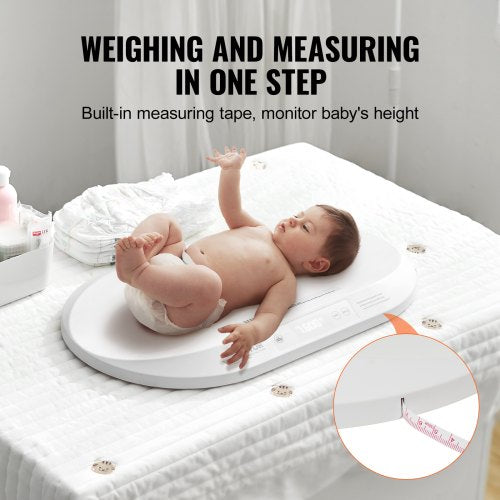 Baby Scale Digital Infant Scale with Measuring Tape MultiFunction Toddler