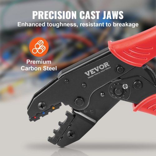 Ratcheting Crimping Tool Set For Insulated Electrical Connectors AWG2210