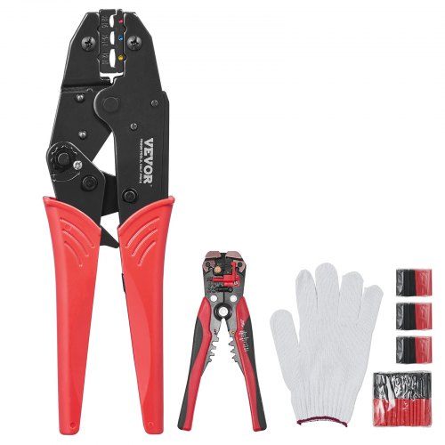 Ratcheting Crimping Tool Set For Insulated Electrical Connectors AWG2210