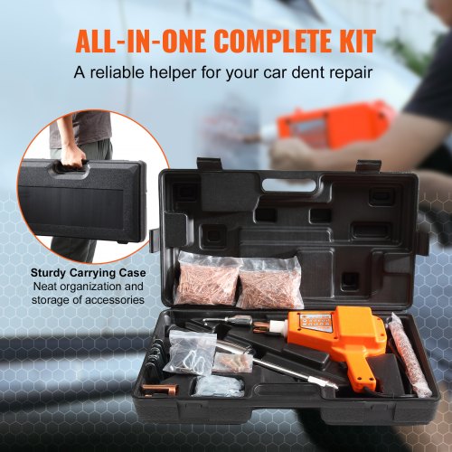 Stud Welder Dent Repair Kit 800W Spot Welder Stud with 5 Welding Mode Auto