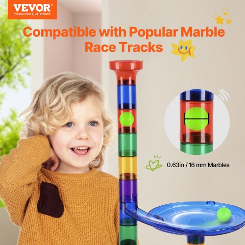 Marble Run Set 150 Piece Marble Maze Building Block Brain Game with 10
