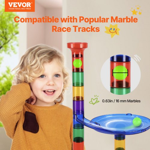 Marble Run Set 110 Piece Marble Maze Building Block Brain Game with 10