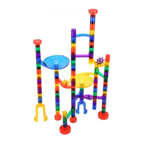 Marble Run Set 110 Piece Marble Maze Building Block Brain Game with 10