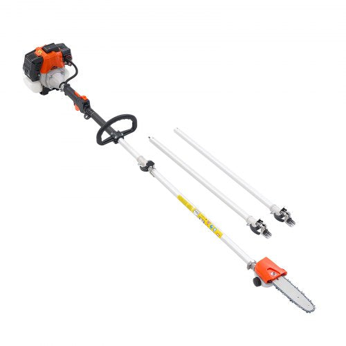 Gas Pole Saw 33Cc 2 Stroke Powered Saws With 8 In Cutting Bar Cordless Tree