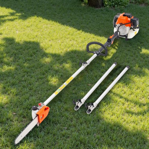 Gas Pole Saw 43Cc 2 Stroke Powered Saws With 12 In Cutting Bar Cordless Tree
