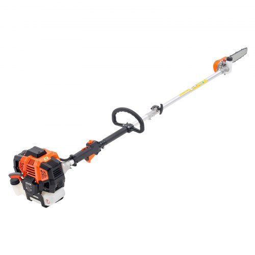 Gas Pole Saw 43Cc 2 Stroke Powered Saws With 12 In Cutting Bar Cordless Tree