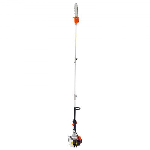 Gas Pole Saw 43Cc 2 Stroke Powered Saws With 12 In Cutting Bar Cordless Tree