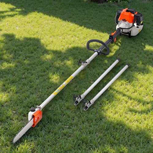 Gas Pole Saw 43Cc 2 Stroke Powered Saws With 10 In Cutting Bar Cordless Tree lb