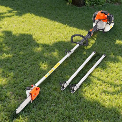 Gas Pole Saw 43Cc 2 Stroke Powered Saws With 10 In Cutting Bar Cordless Tree