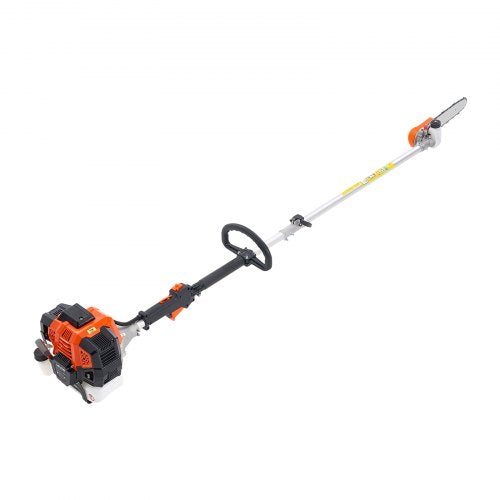 Gas Pole Saw 43Cc 2 Stroke Powered Saws With 10 In Cutting Bar Cordless Tree