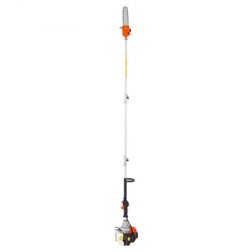 Gas Pole Saw 43Cc 2 Stroke Powered Saws With 10 In Cutting Bar Cordless Tree