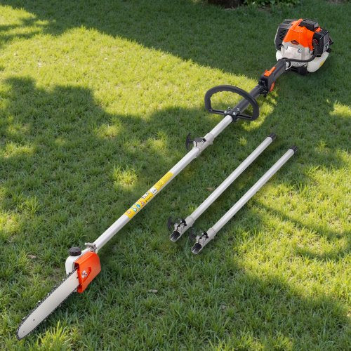 Gas Pole Saw 25Cc 2 Stroke Powered Saws With 12 In Cutting Bar Cordless Tree