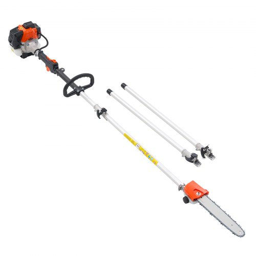 Gas Pole Saw 25Cc 2 Stroke Powered Saws With 12 In Cutting Bar Cordless Tree