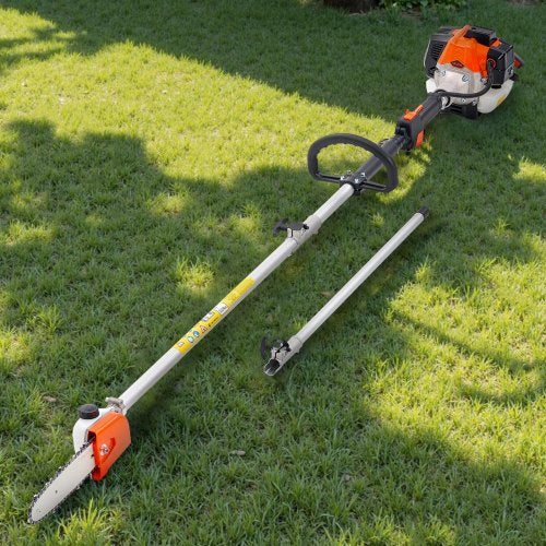 Gas Pole Saw 25Cc 2 Stroke Powered Saws With 8 In Cutting Bar Cordless Tree