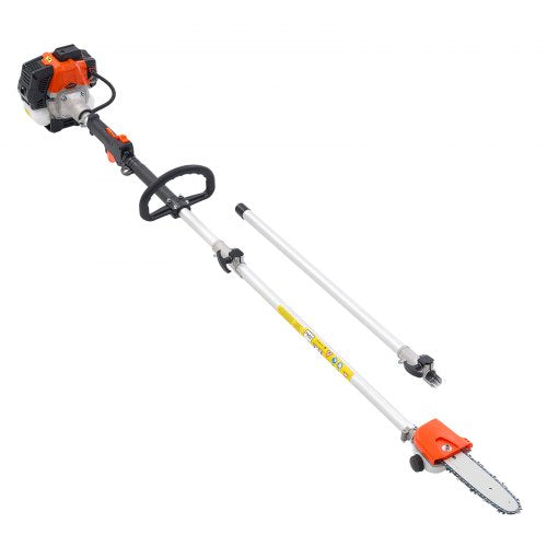 Gas Pole Saw 25Cc 2 Stroke Powered Saws With 8 In Cutting Bar Cordless Tree