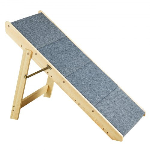 Wooden Pet Steps and Ramp Combo 2in1 Design Foldable Access for Beds