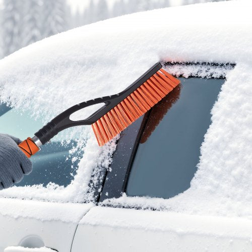 Snow Brush And Ice Scrapers For Car Windshield 27Inch Aluminum Scraper Removal
