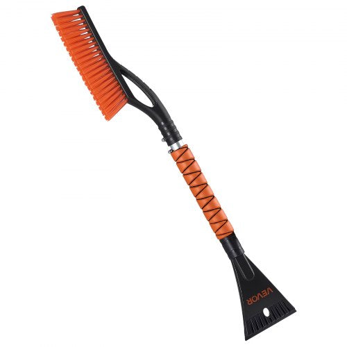 Snow Brush And Ice Scrapers For Car Windshield 27Inch Aluminum Scraper Removal