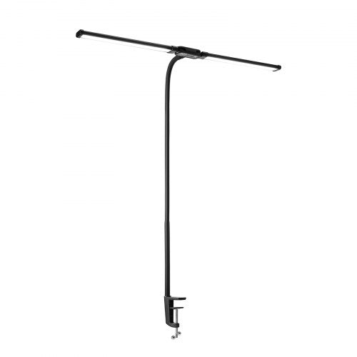 LED Desk Lamp with Clamp Double Head Architect Desk Lamp for Home Office