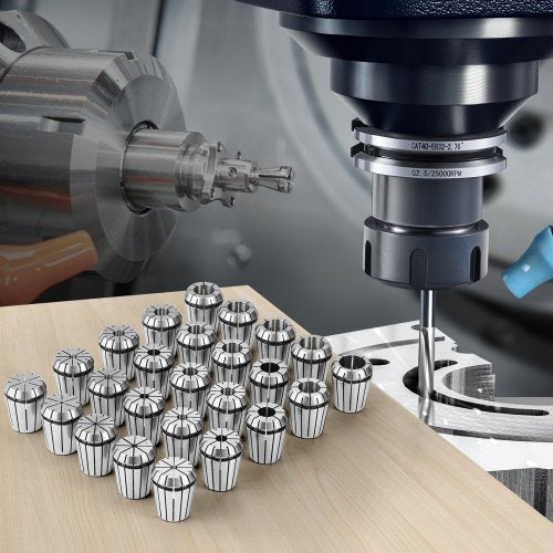 25 pcs ER32 Collet Set 1161316 ER32 Spring Collet Chuck Set