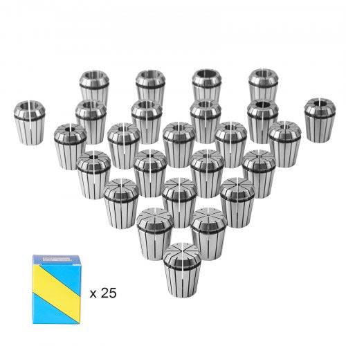 25 pcs ER32 Collet Set 1161316 ER32 Spring Collet Chuck Set