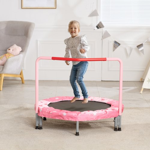 36 Kids Trampoline 3FT Indoor Outdoor Trampoline Foldable Mini Trampoline