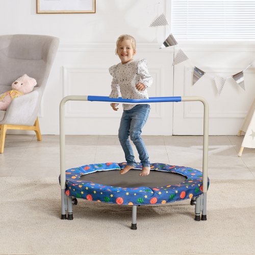 36 Kids Trampoline 3FT Indoor Outdoor Trampoline Foldable Mini Trampoline