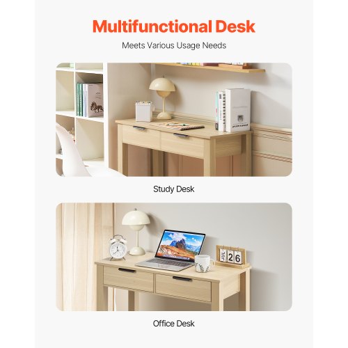 Small Desk with Drawers Kids Desk for Bedroom Modern Simple Study Table