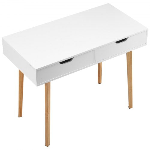 Small Desk with Drawers Kids Desk for Bedroom Wooden Simple Study Table