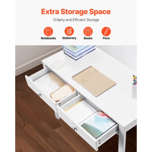 Small Desk with Drawers Kids Desk for Bedroom Modern Simple Study Table