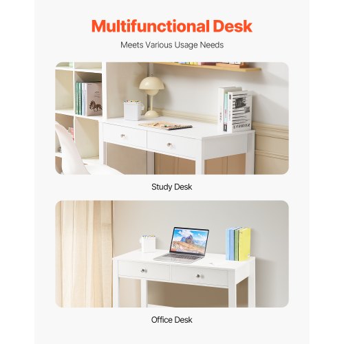 Small Desk with Drawers Kids Desk for Bedroom Modern Simple Study Table