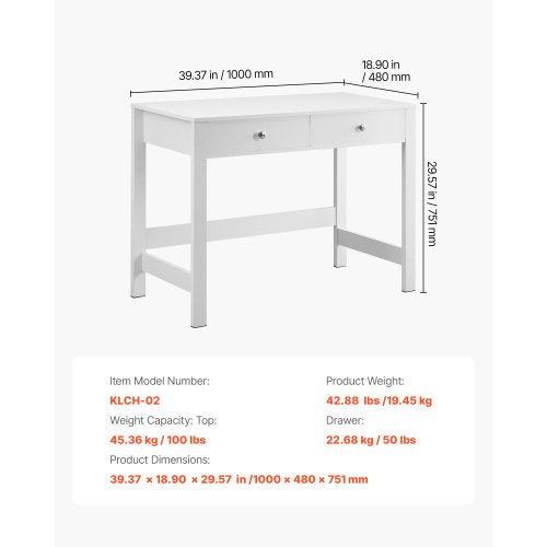 Small Desk with Drawers Kids Desk for Bedroom Modern Simple Study Table