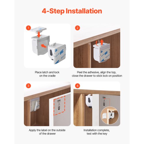 Child Safety Magnetic Cabinet Locks 20 Packs Baby Proofing Cabinet Locks
