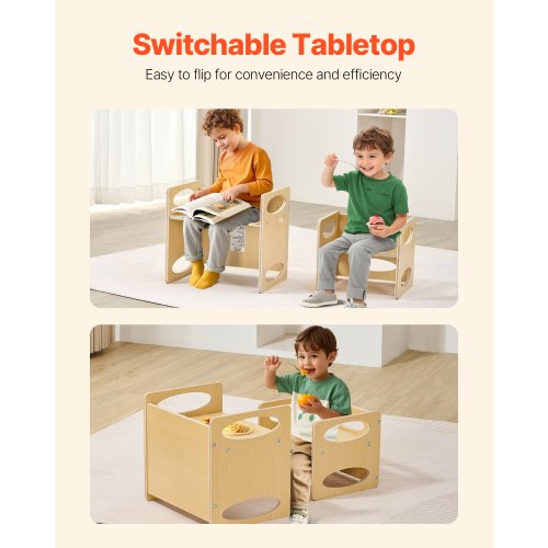 Montessori Weaning Table and Chair Set Wooden Toddler Table and Chair Set