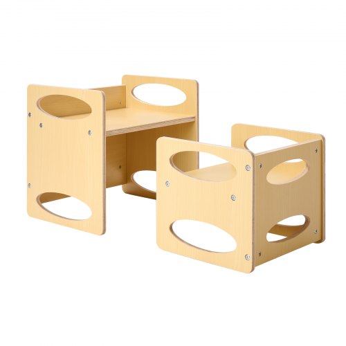 Montessori Weaning Table and Chair Set Wooden Toddler Table and Chair Set