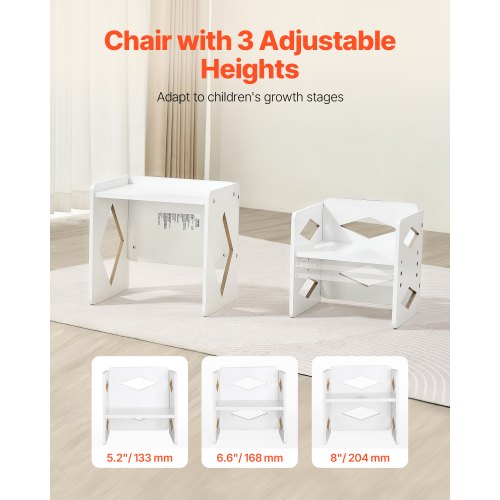 Montessori Weaning Table and Chair Set Wooden Toddler Table and Chair Set