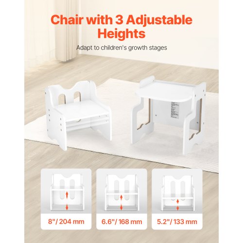 Montessori Weaning Table and Chair Set 3 In 1 Wooden Toddler Table and Chair Set