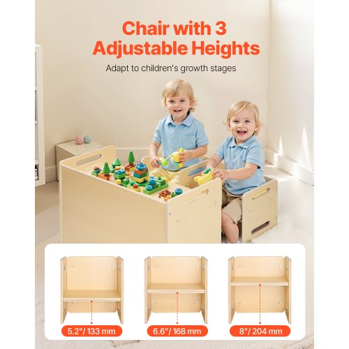 Montessori Weaning Table and Chair Set Wooden Toddler Table and Chair Set