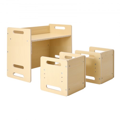 Montessori Weaning Table and Chair Set Wooden Toddler Table and Chair Set