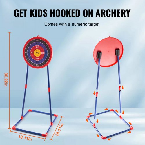 Bow and Arrow Set for Kids 2 Pack LED Light Up Archery Set with 20 Suction