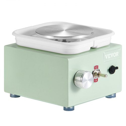 Mini Pottery Wheel 0320RPM Adjustable Speed Detachable Basin Forming