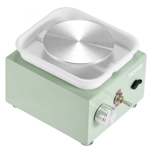 Mini Pottery Wheel 0320RPM Adjustable Speed Detachable Basin Forming
