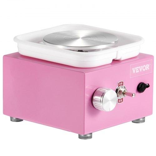 Mini Pottery Wheel 0320RPM Adjustable Speed Detachable Basin Forming