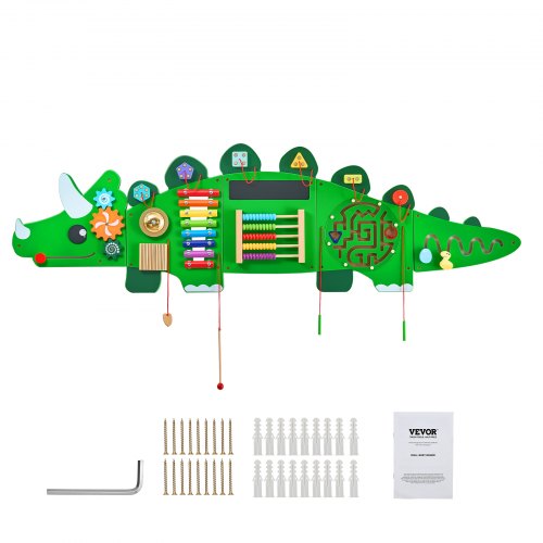 Dinosaur Activity Wall Busy Board Panels 11 Activities Montessori Sensory