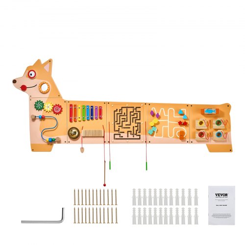 Puppy Activity Wall Busy Board Panels 12 Activities Montessori Sensory
