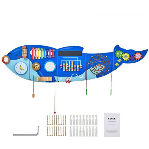 Orca Activity Wall Busy Board Panels 12 Activities Montessori Sensory Wall
